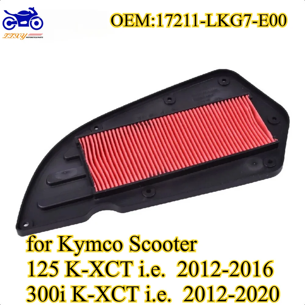 Motorcycle Air filter A5011 for Kymco Scooter 125 K-XCT i.e. 200i People 300i K-XCT i.e. 2012-2016 17211-LKG7-E00
