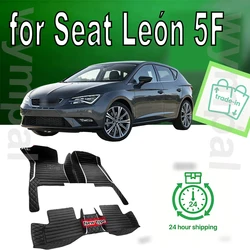 Car Floor Mat For Seat León 5F 2013~2019 Waterproof Tapete Automotivo Para Carro Car Mats Set Alfombra Para Auto Car Accessories