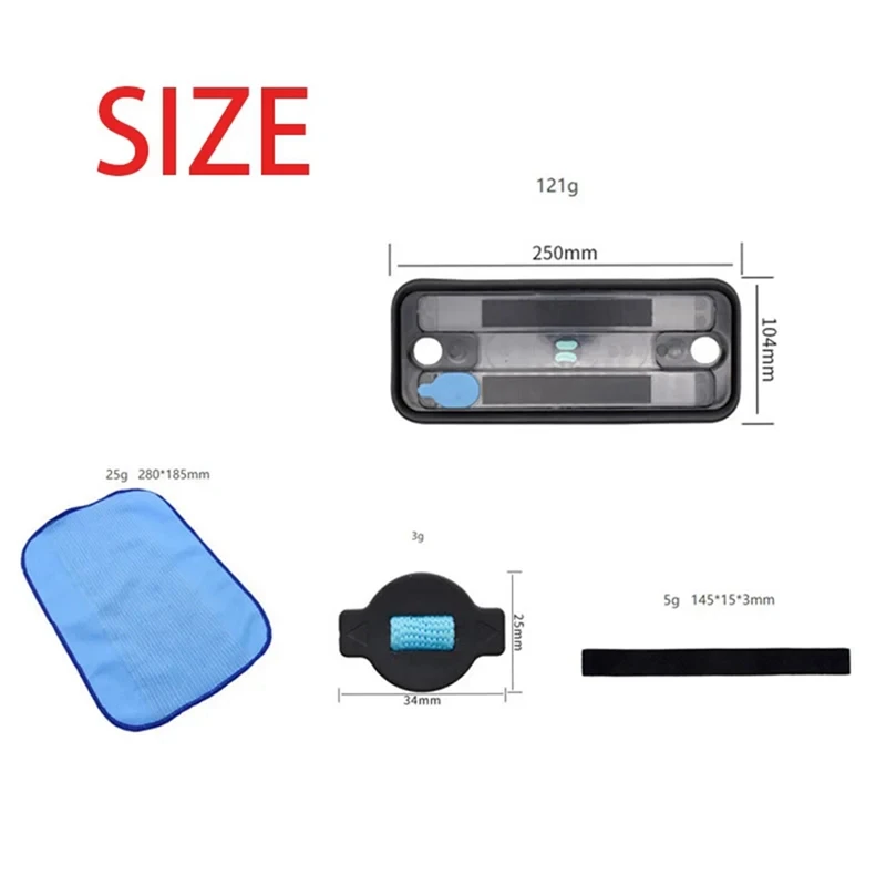 Paños de microfibra para limpieza en húmedo, accesorios para Irobot Braava 321, 380, 320, 380 T, menta, 5200C, 5200, 4200, 4205