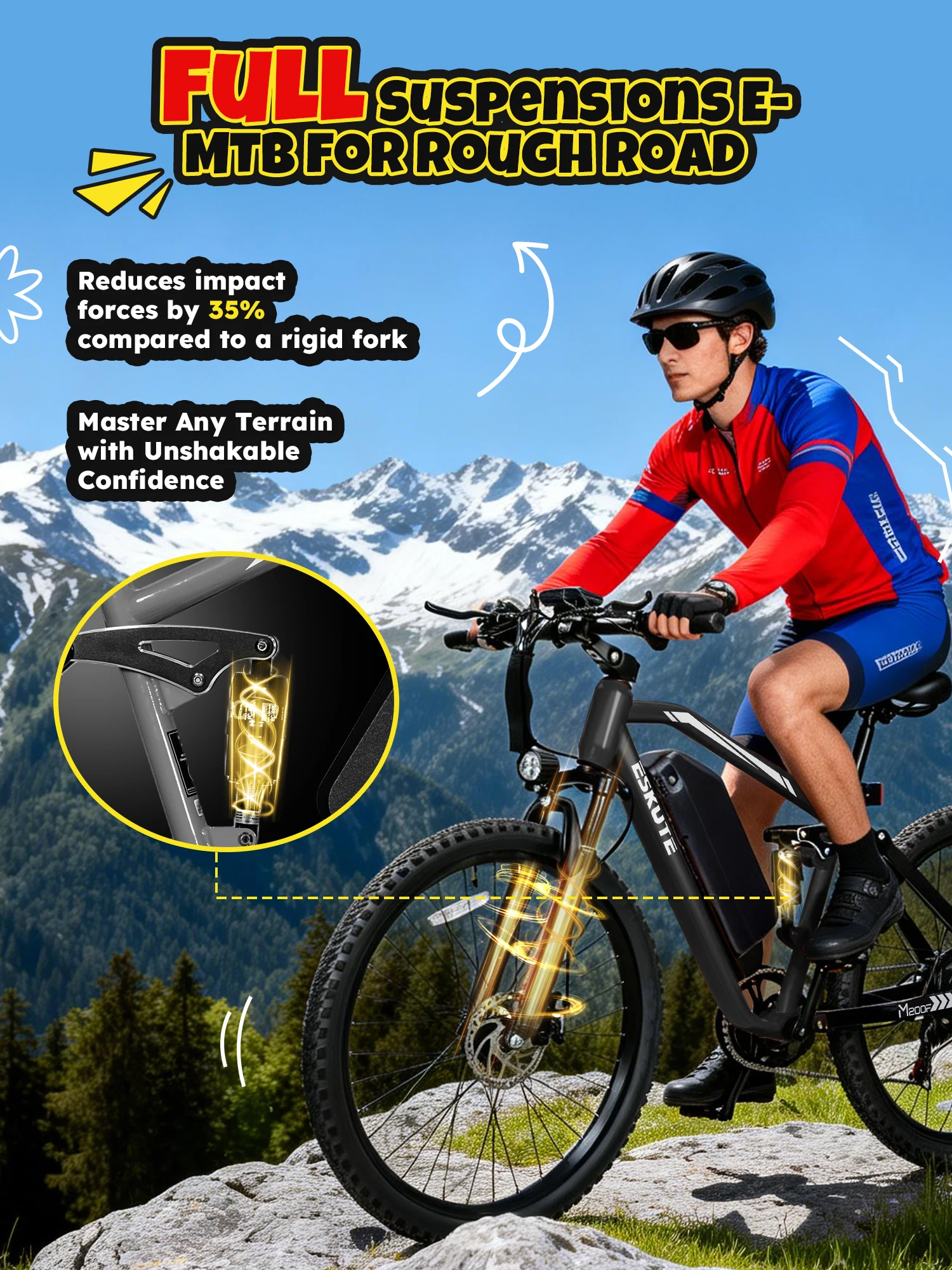 Bicicletta Elettrica ESKUTE M2 - Commuter Biking recensione e prezzo