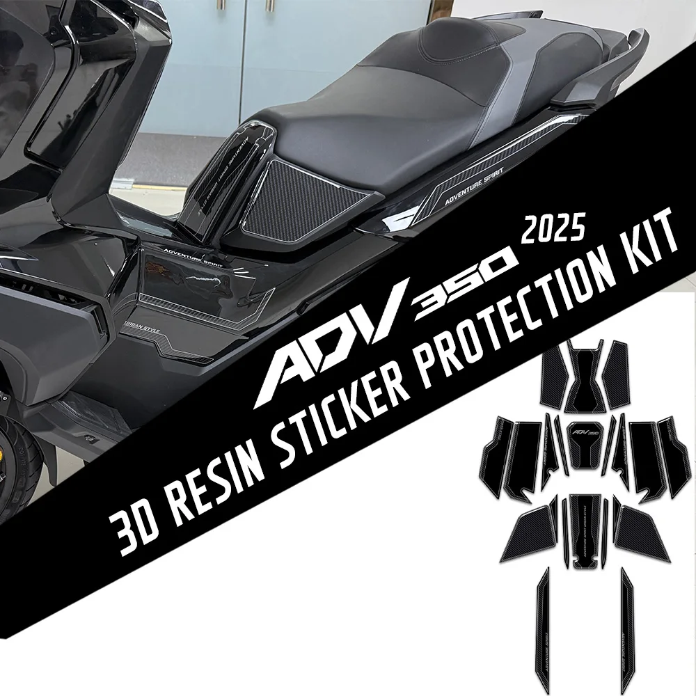 

Motorcycle Accessories for ADV 350 ADV350 2025 Waterproof and scratch-resistant 3D resin sticker protection kit tank pad 2022-