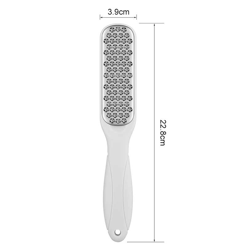 1Pcs Pedicure Tools Professional Foot Rasp Scrubber With Nail Clipper Double-Sided Dead Skin Remover File For Feet Care Spa Tool