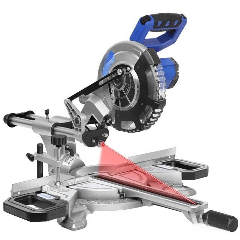

8 inch lithium battery miter saw saw aluminum machine, laser positioning multi-angle cutting woodworking aluminum machine