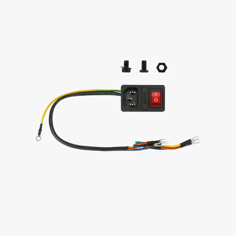 Power Switch Socket Assembly for Bambu Lab X1 P1 Series 3D Printer