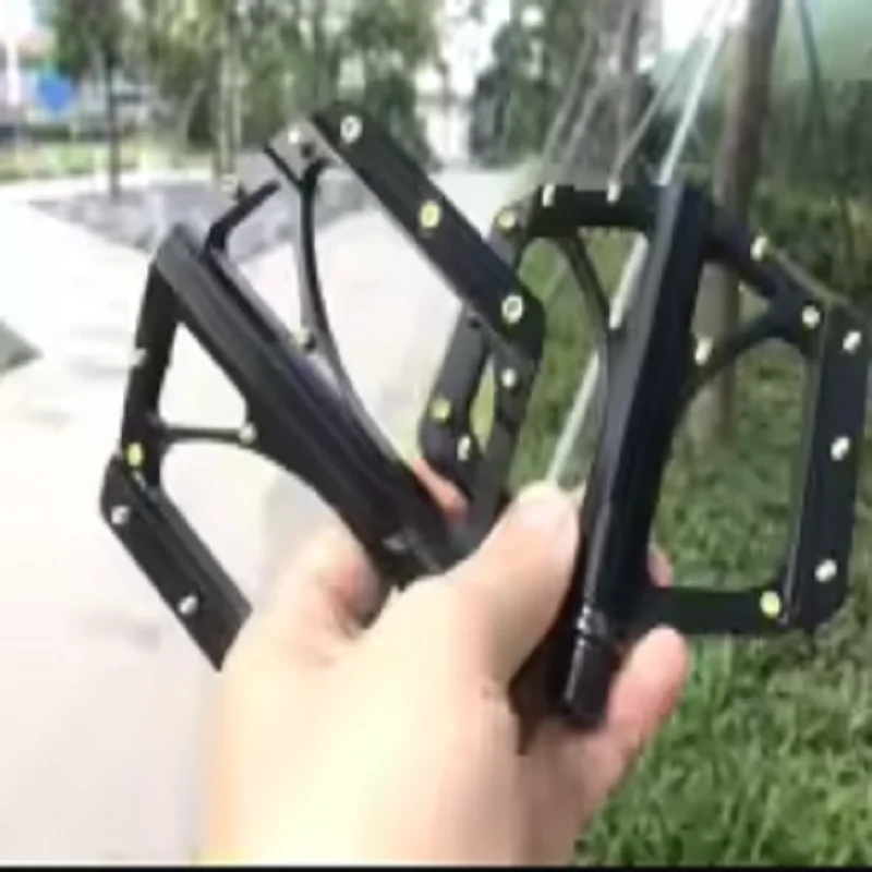 

RYET Alloy Bike Pedals, Ultralight Anti-Slip MTB/Road Wide Platform Sealed Bearings Cycling Pedals Accessories Bicycle Parts