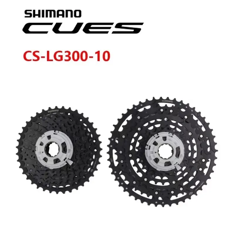 SHIMANO CUES U6000 Series CS-LG300 10 Speed LINKGLIDE Cartridge Flywheel 11-39T/11-48T Cassette Original Shimano Bicycle Parts