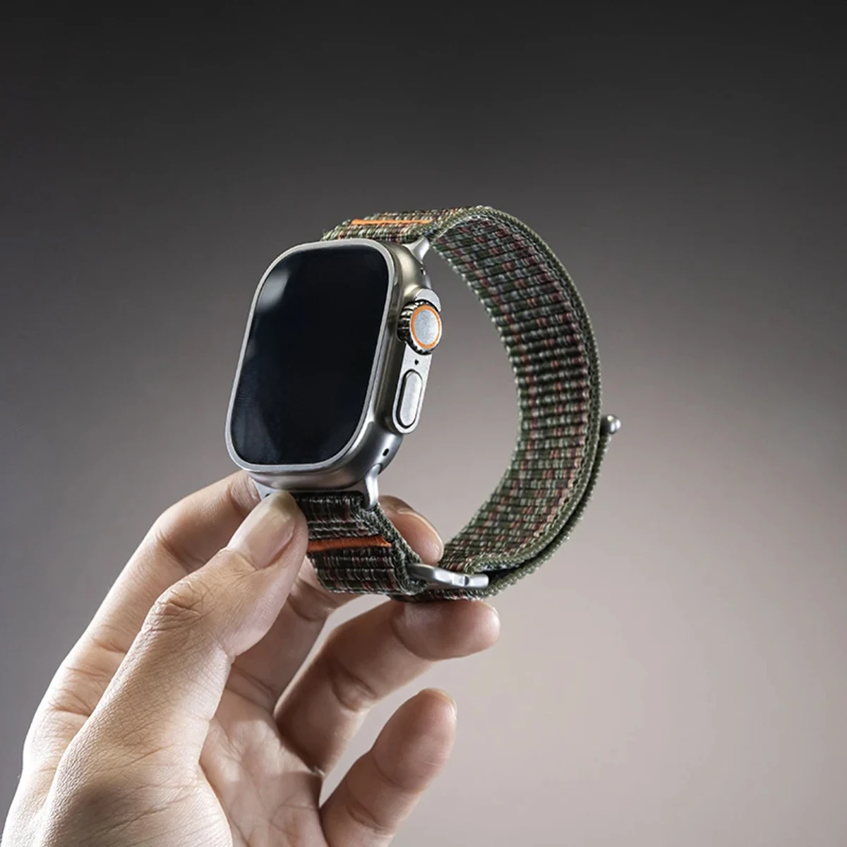 Apple Watch Ultra 2 용 Nylom 트레일 루프 스트랩 iWatch 시리즈 9 8 7 6 5 4 se 40 41mm Correa 용 49mm 45mm 44mm 42mm 스포츠 밴드