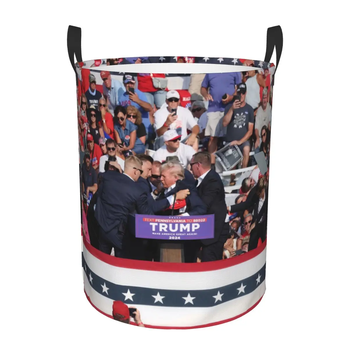 

Custom The Trump Incident Laundry Basket Collapsible Large Capacity Clothing Storage Bin Baby Hamper