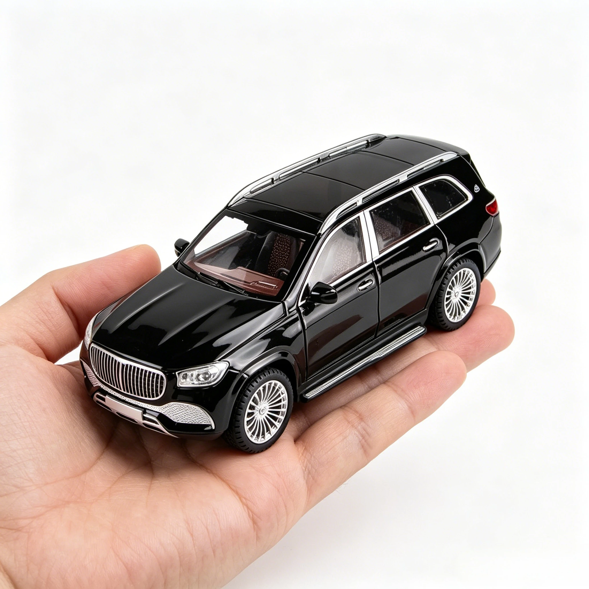 

1:24 GLS600 Metal Model Car Toys Alloy Diecast Off Road Vehicles with Sound Light Cars Gifts for Kids Collection