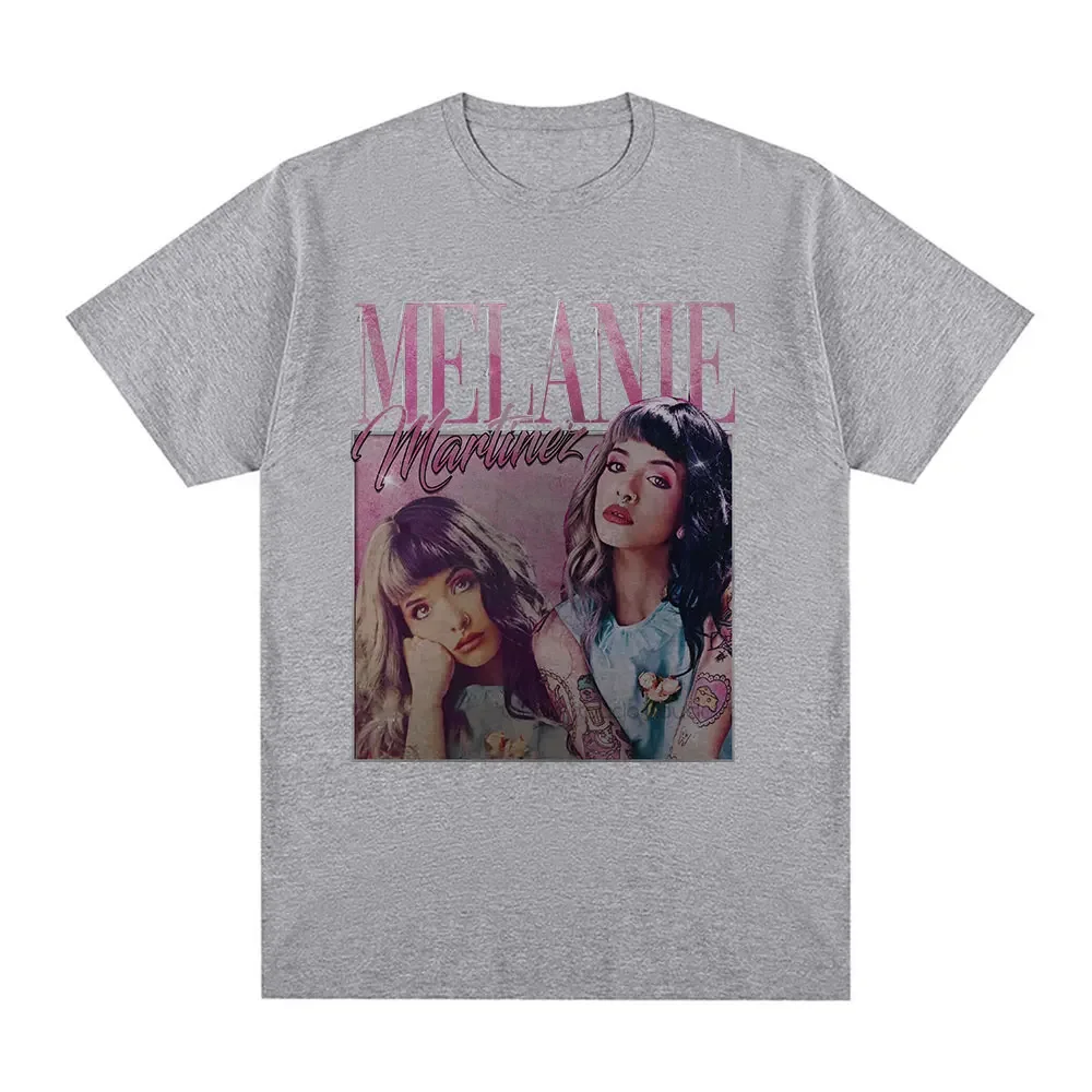 Singer Melanie Martinez Graphic Print T-shirt Men Woman Harajuku Vintage Oversized T Shirts Cotton Casual Short Sleeve T-shirts