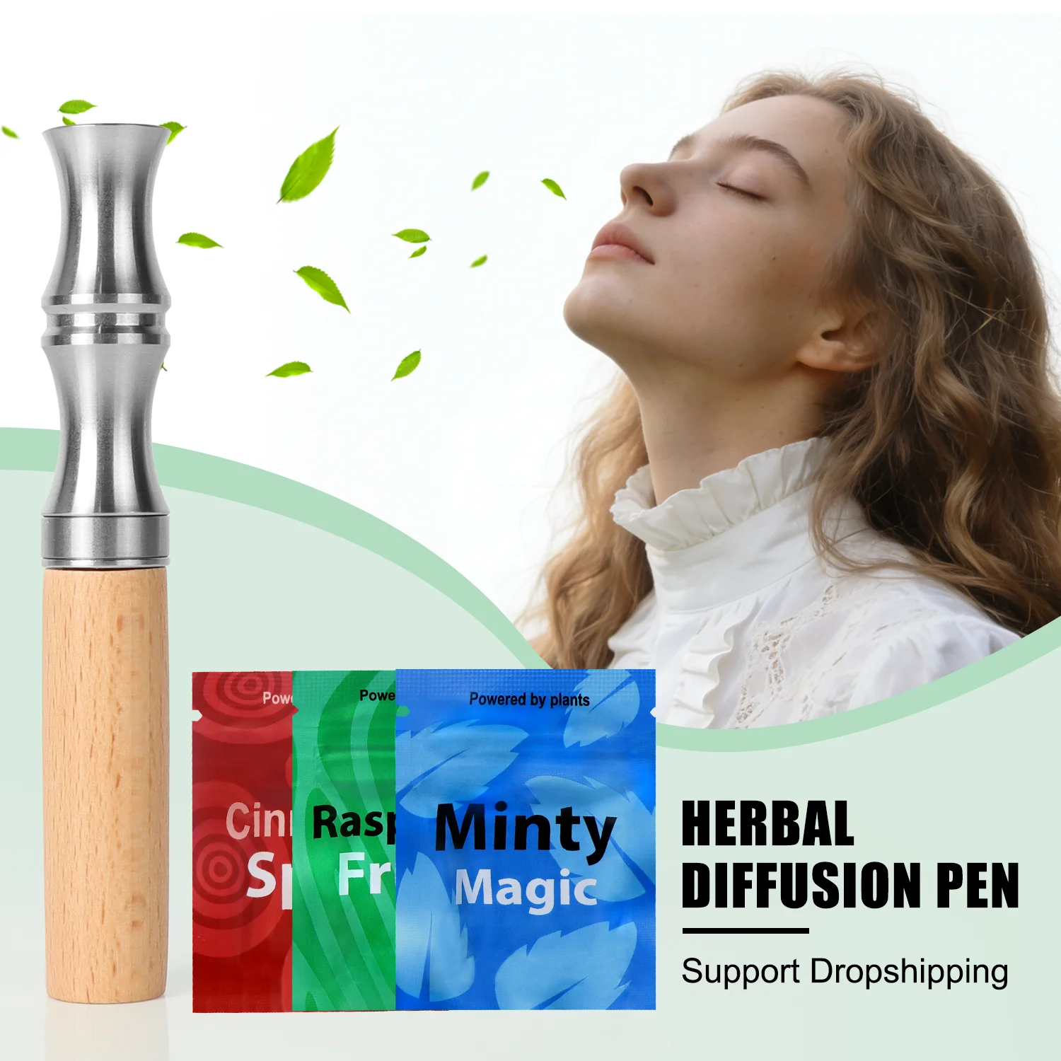 Enhanced Magnetic Suction Air Inhaler Gift Box Portable Breath Aid Comfort Stick Relief Anxiety Calm Tool For Office Workers Use