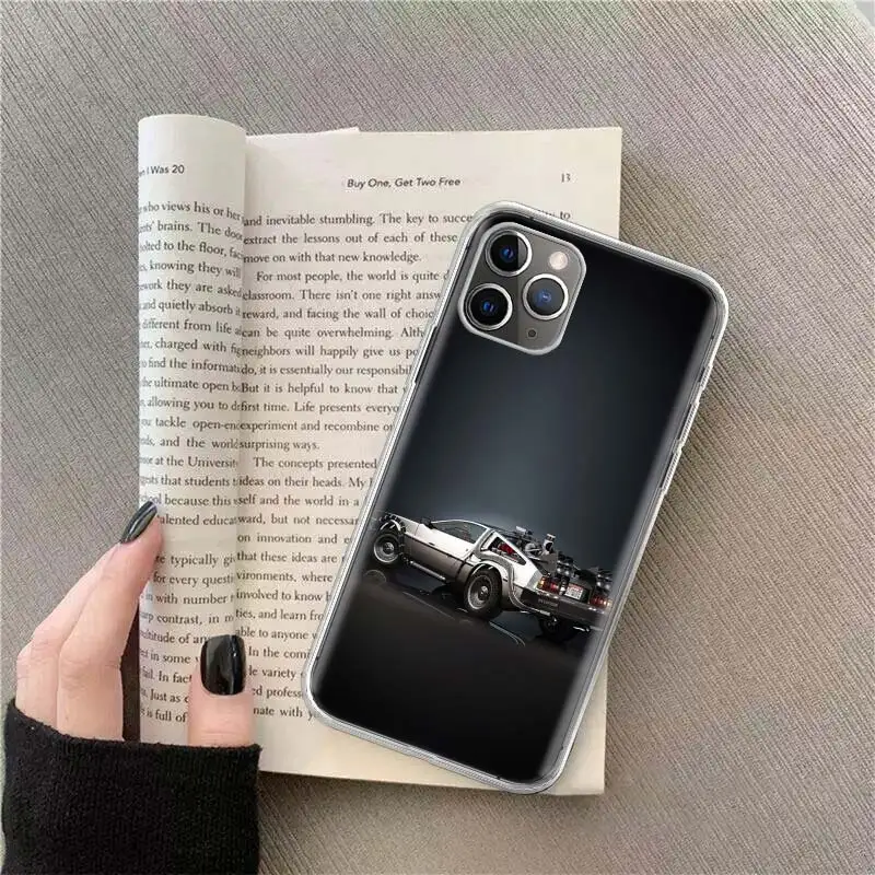 Back To The Future License Phone For Apple Iphone 12 13 Mini 15 Pro Max 11 Pro 14 Plus 16 Pro Max 16E Case Shell Cover Clear TP