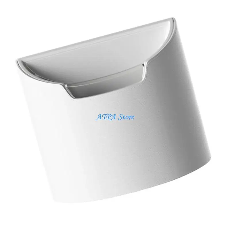 

U13C Automotive Leather Trash Container Strong ABS Inner Structure Door Pocket Storage