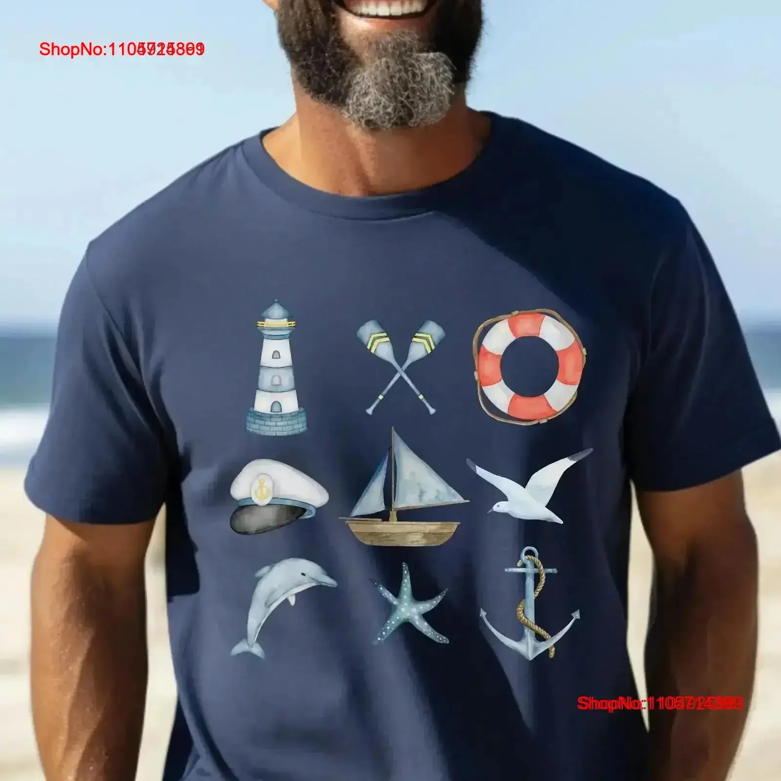 Nautical T Shirt Vintage Boat Life Retro Design for Nantucket Cruising Bay Yacht Club Sailor tee Ocean Nature Lighthouse