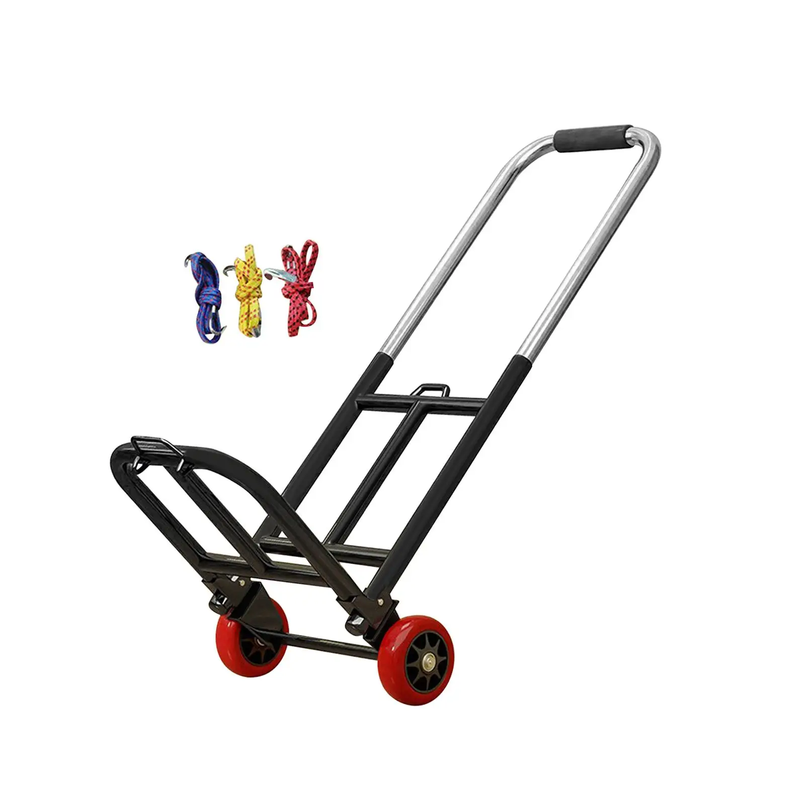 

Folding Hand Truck Folding Hand Cart Adjustable Portable Foldable Platform Truck Cart for Office Transportation Travel