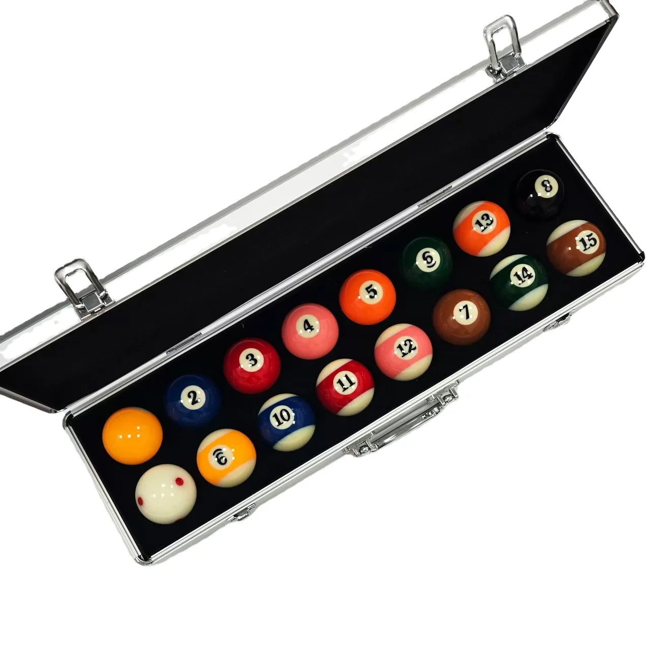 

Ssangyong 8-Ball Chinese Black Eight-Color Snooker & Billiard Table Imported Standard Black Crystal Ball South Korea Pool Sports