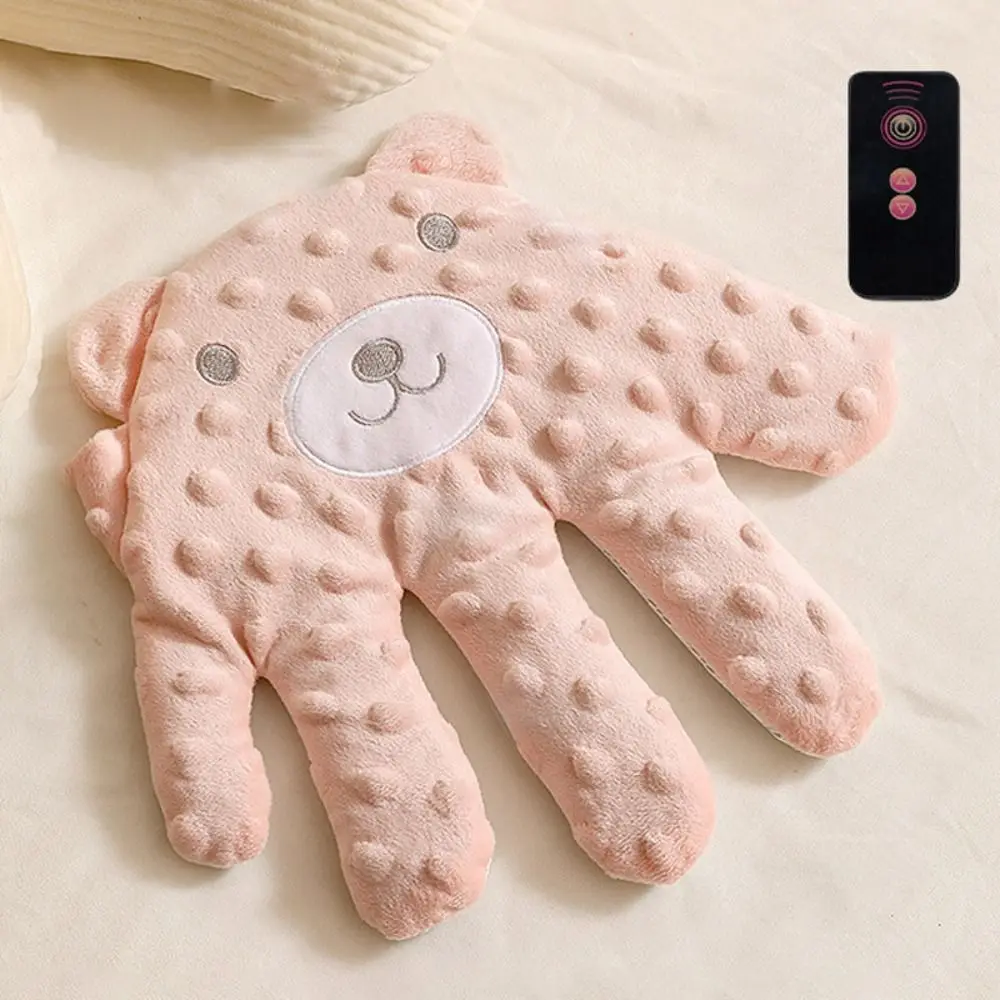 Comfortable Electric Baby Startle Prevention Glove Cartoon With Remote Control Baby Soothing Palm Velvet Soothing Pillow