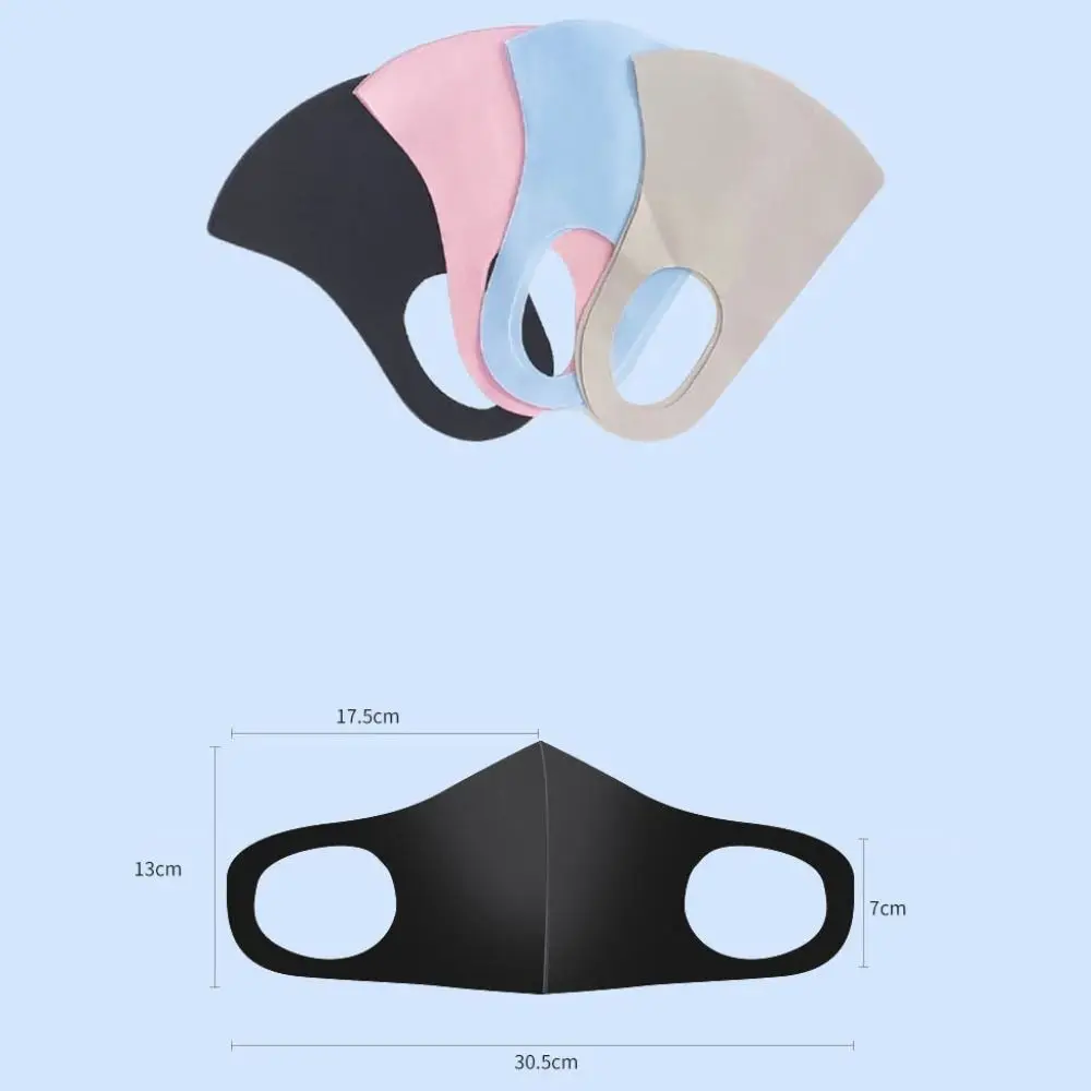 Maschera di seta di ghiaccio di seta di ghiaccio di moda maschera di protezione solare senza tracce traspirante Anti polline velo viso Anti-uv sport all'aria aperta