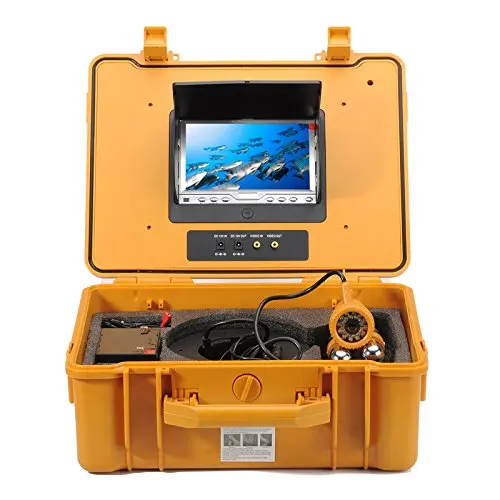 

Waterproof Fish Finder 7" TFT LCD Monitor Underwater Fishing Video Camera System with DVR at 20m to 300M cable