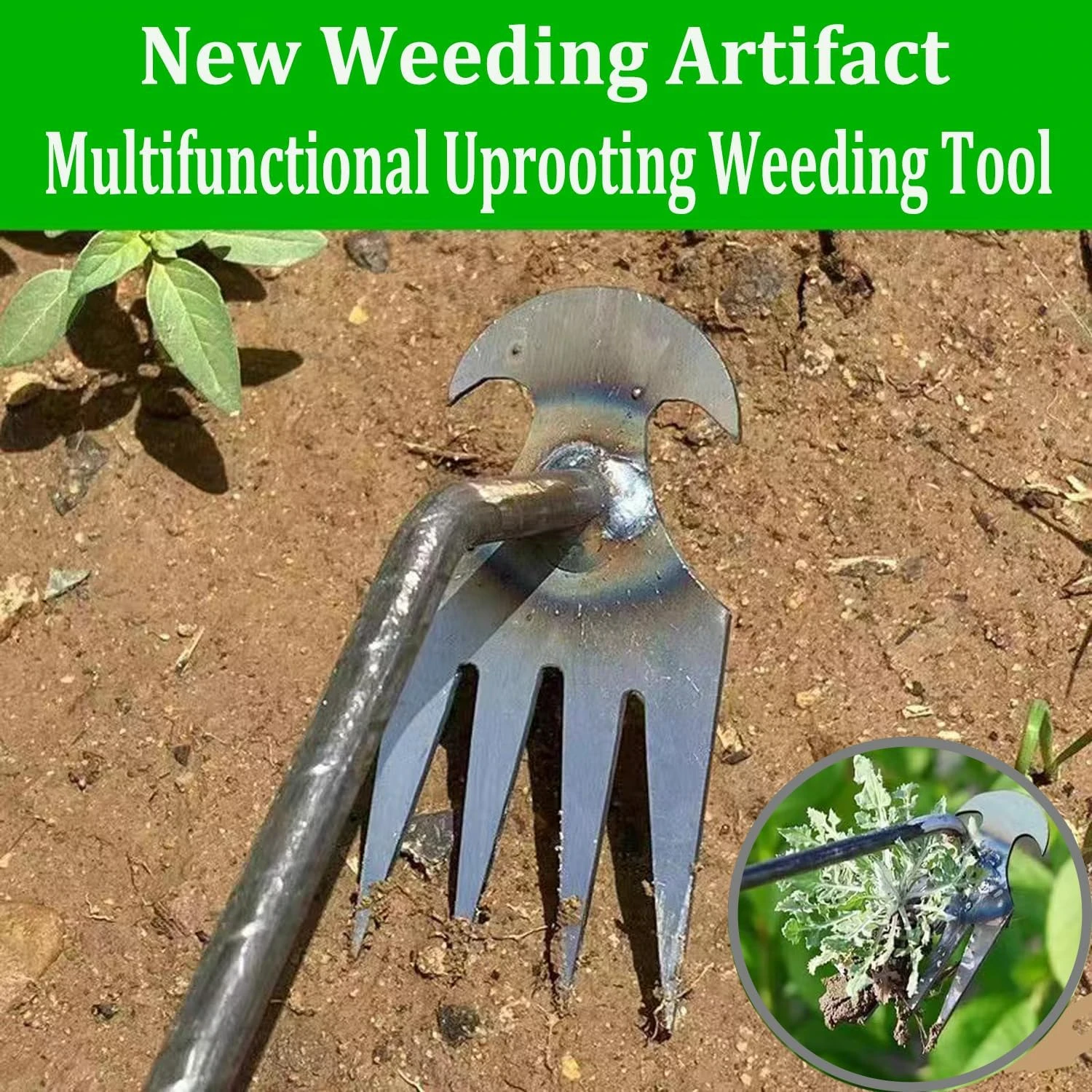 

Эффективный и прочный набор ручных прополки двойного назначения из марганцевой стали с острыми зубьями для устранения сорняков — набор из 3 предметов включает 20 дюймов.