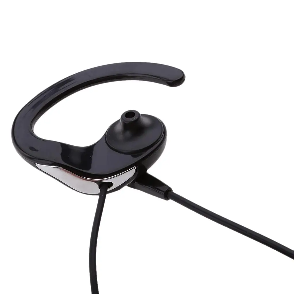 Two Way Radio Earpiece Durable Wire Headset with PTT Microphone Walkie Talkie Wired Earphone for Kenwood KPG Models