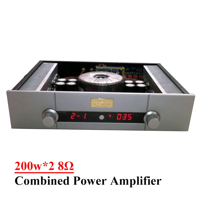 

200w*2 Combined Power Amplifier High Power with Remote Control Low Distortion Sound Warm HIFI Amplifier Audio