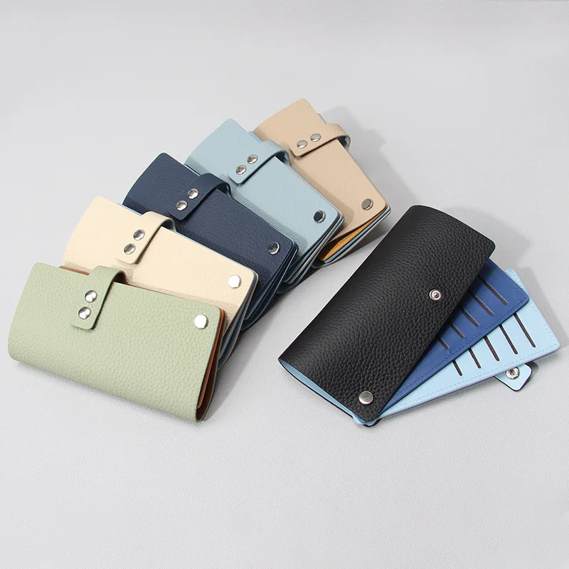 Women Men Credit Card Bag Ultra-thin Small Bank Card Multi Cards Slot Cardholder Wallet Male Simple Business Cards Holder Case