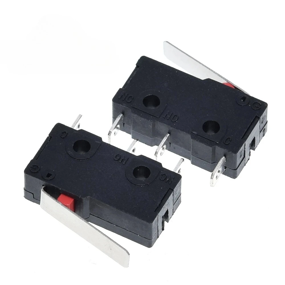 10PCS KW11-3Z 5A 250V Tact Switch on Off Microswitch 3PIN Buckle New Straight Handle Switch The Micro Switch Contact Button 3PIN