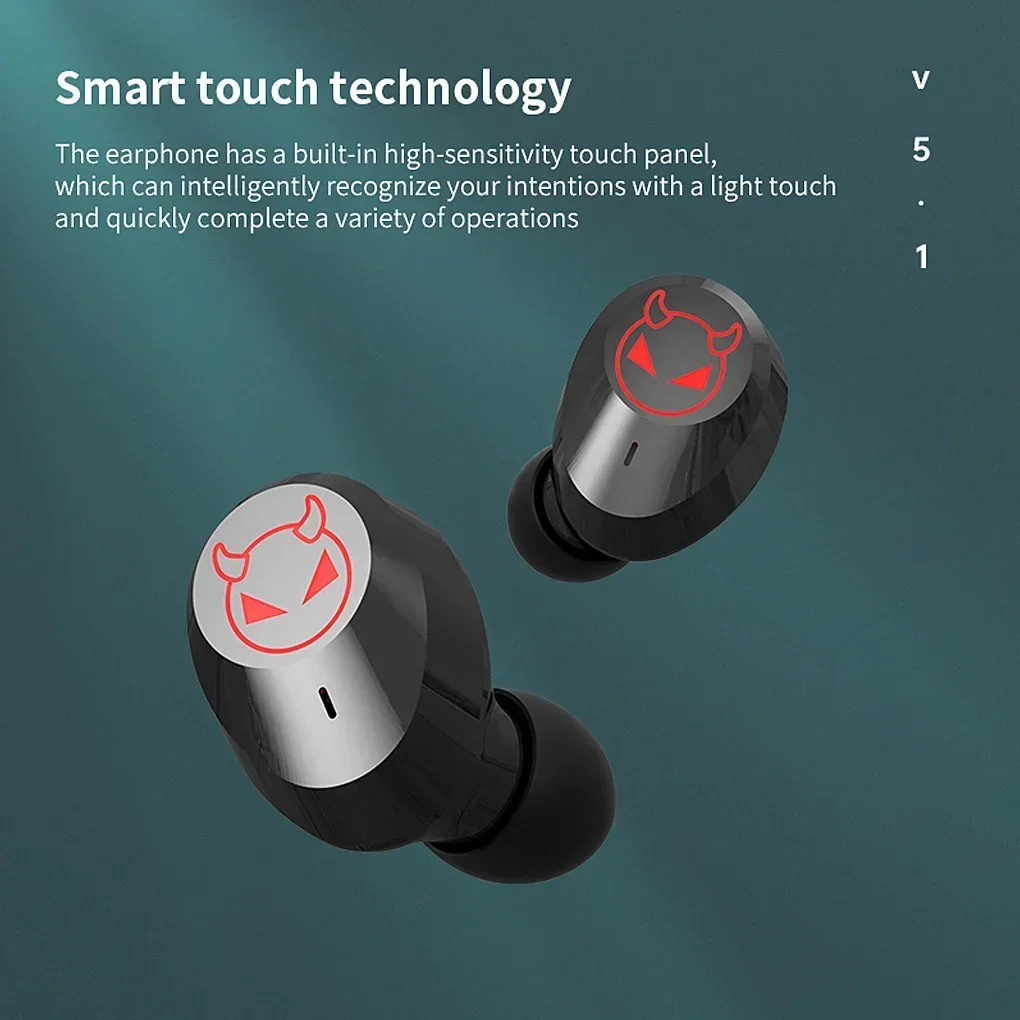 

Headsets For Xiaomi Bluetooth 5.1 Wireless Headphone M23 Stereo Sports Waterproof Earbuds Charging Box Earphones 1200mAh TWS