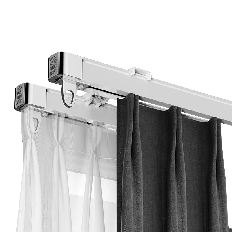 Popular Hot sell ARODDY 76-216cm Smart Curtain Rod and Rails Modern Roman Style Durable Aluminium Alloy Manual Ceiling Window Tr