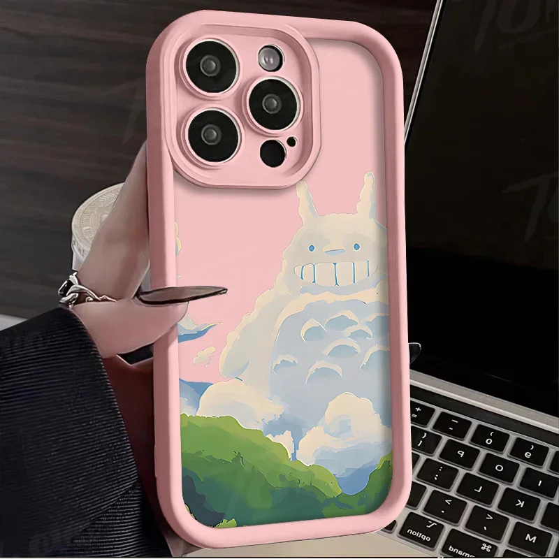 Cloud Animal Bumper Cover For iPhone 15 Pro Max 14 13 12 11 ProMax X XS XR 7 8 Plus SE 2020 Case Candy Silicone Soft Phone Cases