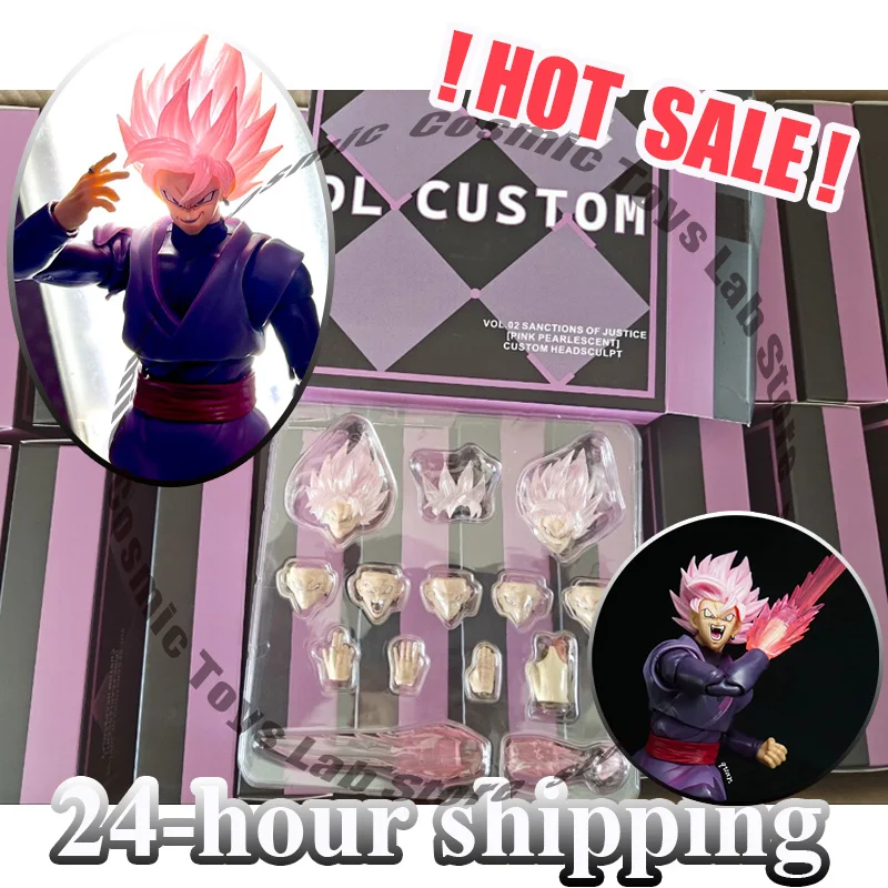 В наличии DL CUSTOM Dragon Ball Z Super Saiyan Rosé Son Goku Black Zamasu Head Accessories Аниме Фигурка Коллекция Модель В наличии DL CUSTOM Dragon Ball Z Super Saiyan Rosé Son Goku Black Zamasu Head Accessories Аниме Фигурка Коллекция Модель