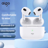 Aigo T60 TWS Headset Bluetooth 5.4 Waterproof True Wireless Stereo Earphone W/ Mic Smart Touch Control Headphone For Sport Game