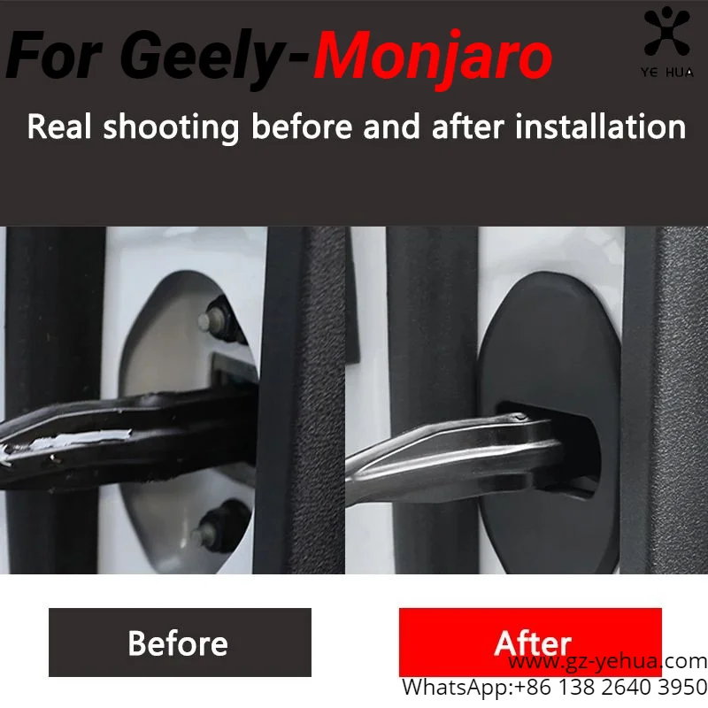 For GEELY Monjaro Manjaro Xingyue L KX11 2022 2023 Door Lock Buckle Protective Screw Cap Decorative Car Accessories