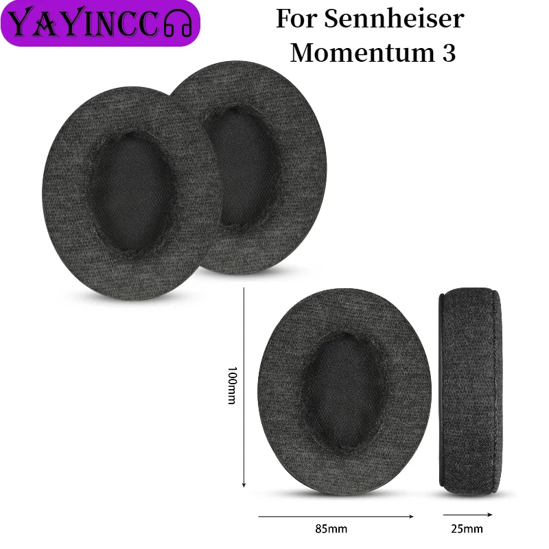 

Replacement Skin friendly cotton fabric Earpads For Sennheiser Momentum 3 Ear Cushion Headphone Ear Pad Comfortable to wear