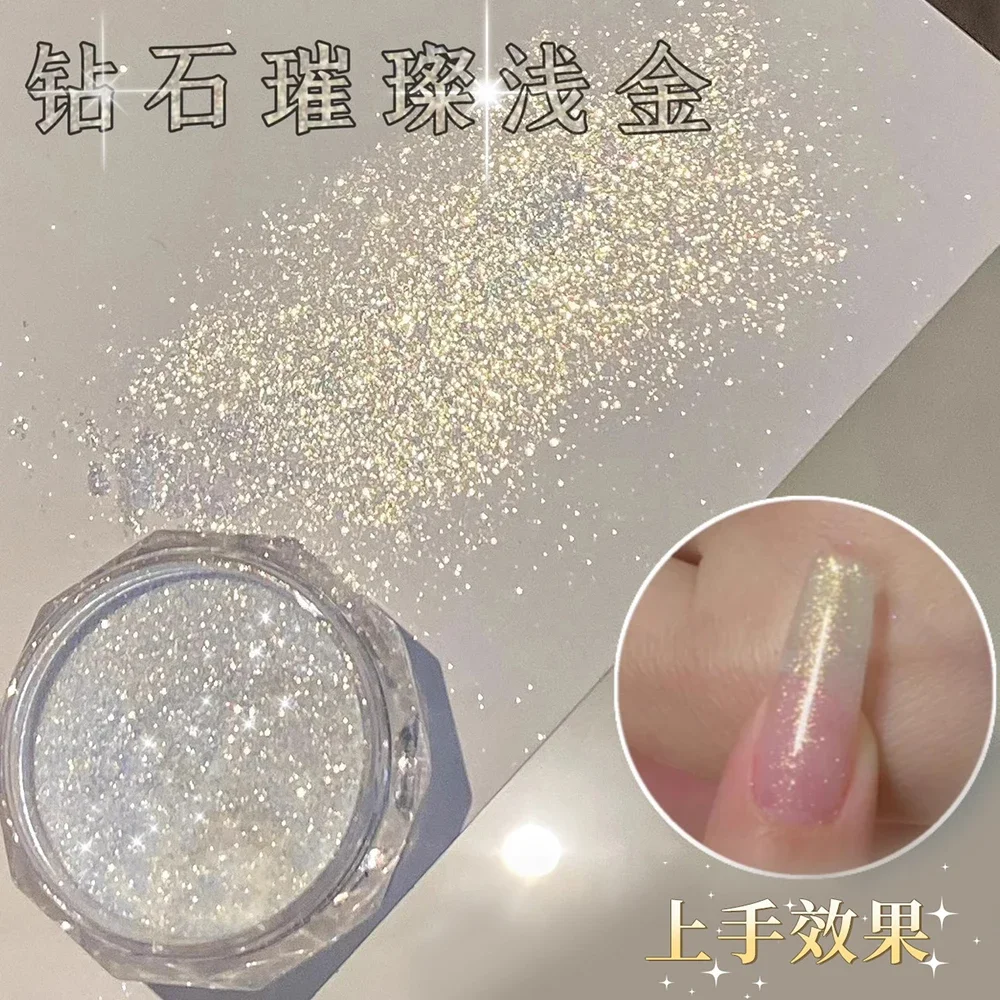 1Jar Perle Effekt Nagel Pulver Spiegel Aurora Chrom Meerjungfrau Nägel Kunst Pulver Regenbogen AB Magie Spiegel Perle Shell Pulver liefert