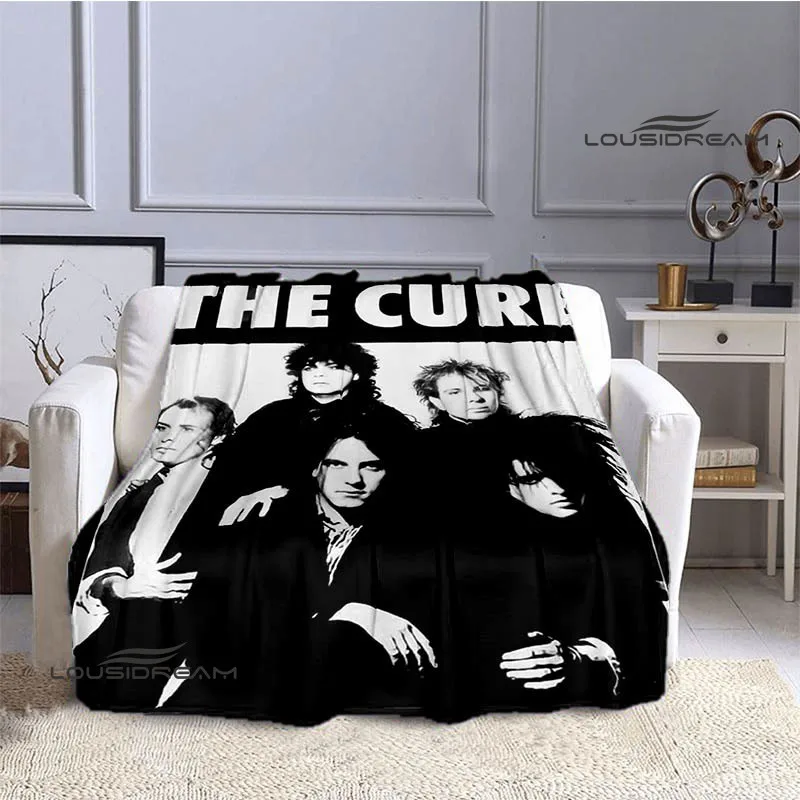 The cure band retro printed blanket Flannel Warm blanket blankets for beds Picnic blanket bed linings birthday gift