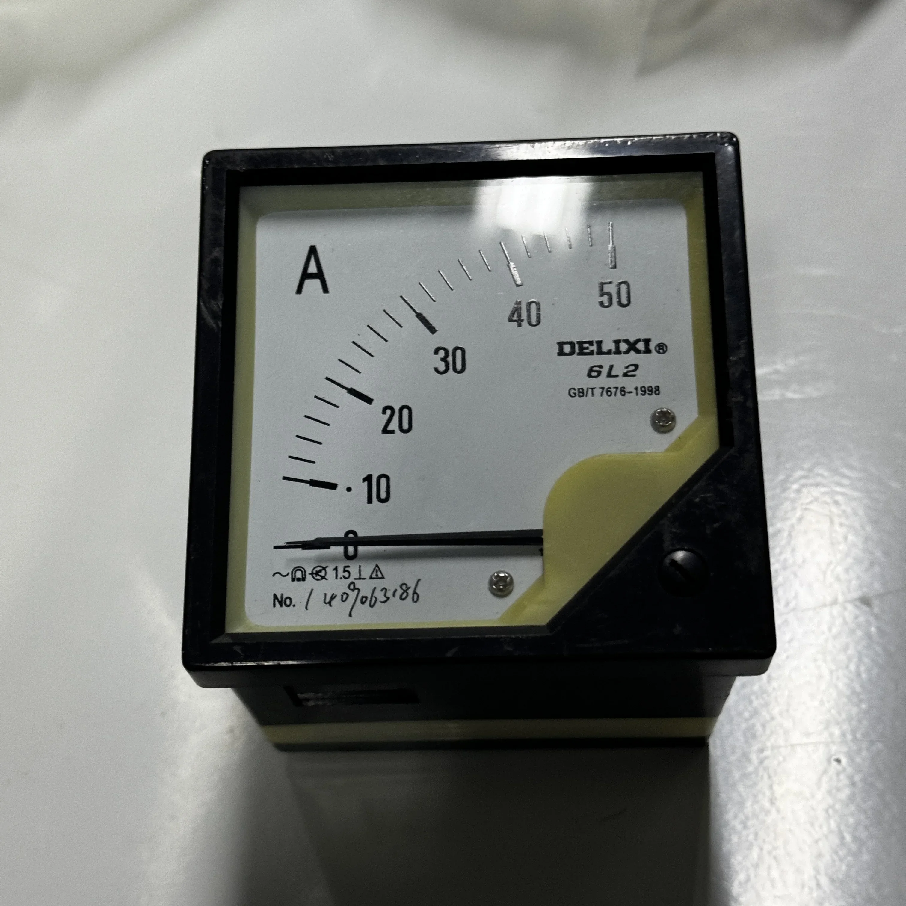 DELIXI 6L2 GB/T 7676-1998 Ammeter Current Meter 0-50A