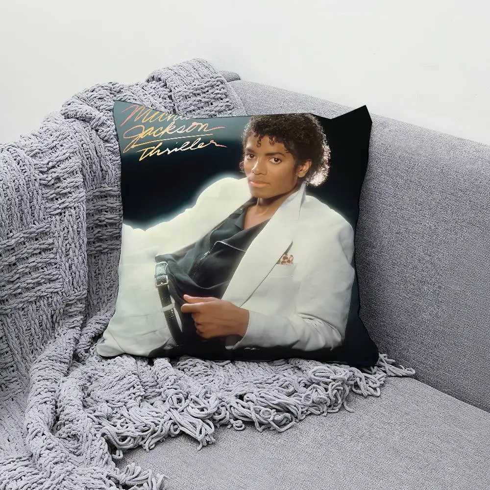 

M-Michael Thriller J-Jackson 30x30cm 45x45cm Pillow Case Decor Protective Covers Comfortable Soft For Sofa Living Room Home Offi