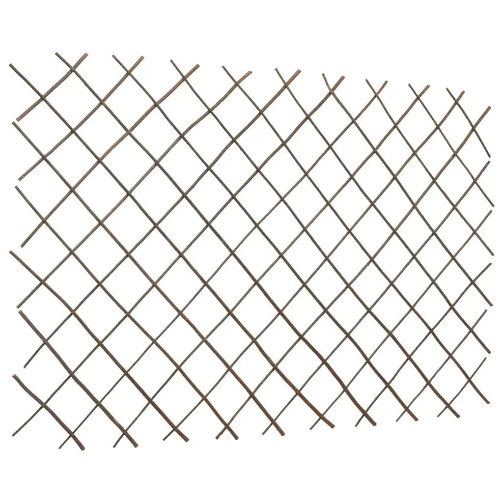 Set of 5 Willow Trellis Fences - 70.9x47.2 Inch Garden Privacy Panels