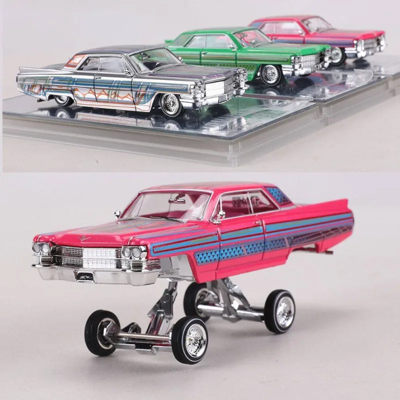 [In Stock] 97M 1/64 Chevrolet Impala Hydraulic Lowrider Diecast Model, Multiple Colors, Christmas Gift for Collectors