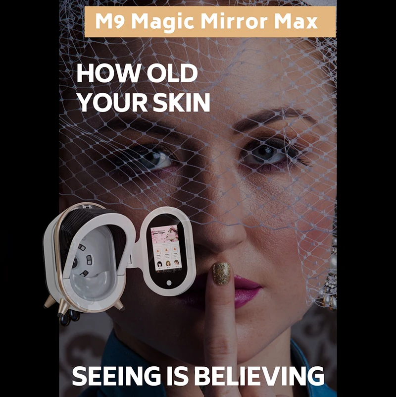 Software per l'analisi della pelle 3D Sistema digitale integrato Terapie di diagnosi facciale Attrezzatura per salone professionale-Analizzatore per scanner facciale