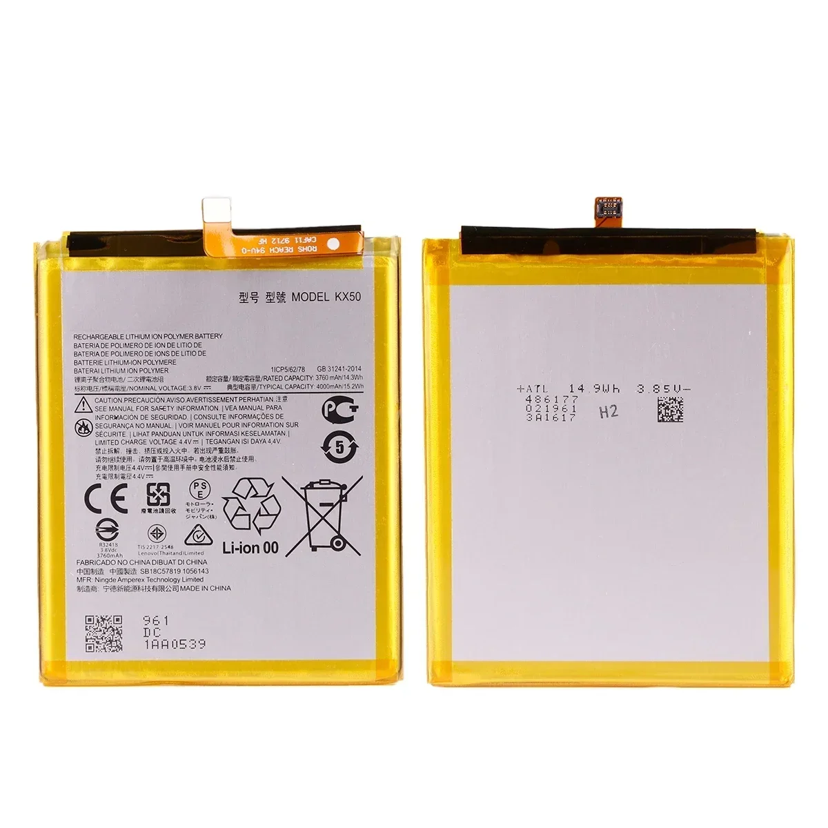 Brand New KX50 4000mAh Battery For Motorola Moto G Stylus 2020 XT2043 Moto G Pro XT2041  phone Batteries