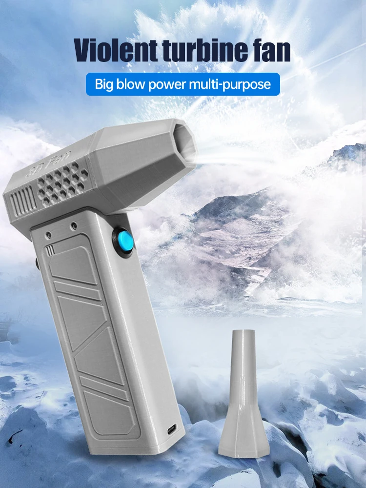 

Power Display Air Blower 140000RPM Mini Turbo Jet Fan Brushless Powerful Blower Dust Blowing Cleaning Tools Electric Violent Fan