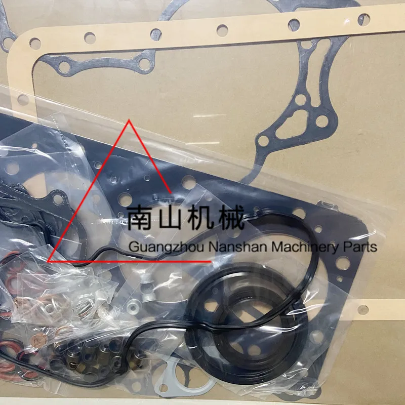 Excavator Parts for Kubota V3300 Engine Overhaul Package Cylinder Gasket Seals Bobcat Skid Steer Loader Engines Repair Kits