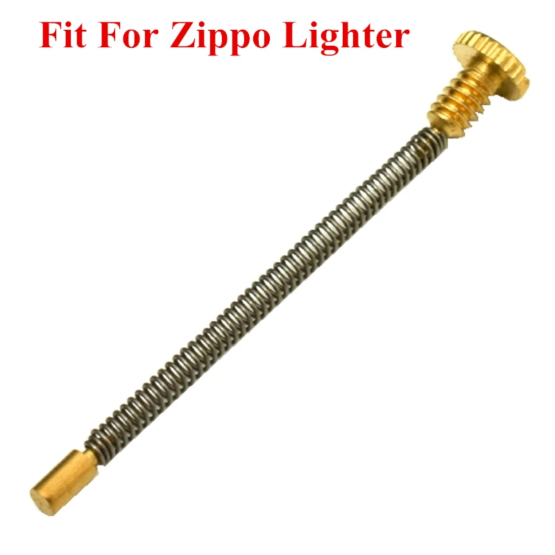 10pcs Metal Spring Screw For Zippo Gas Lighter Universal Replacement Inner Insert Case Part DIY Repair Accessory Size 50*2.5mm