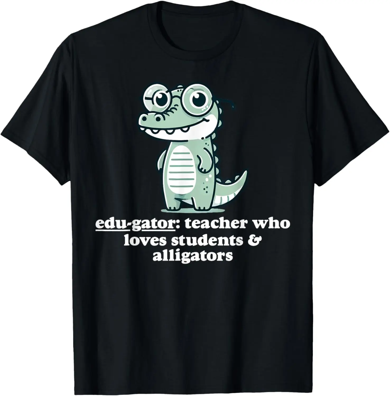 Teacher Who Loves Students And Alligators School T-Shirt Anime Graphic T-shirts High Quality 100%Cotton Short Sleeve