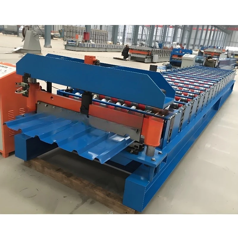 Corrugated Steel Roof Sheet Machine Automatic Roll Forming Line for Warehouse Industrial Roofing Construction Use