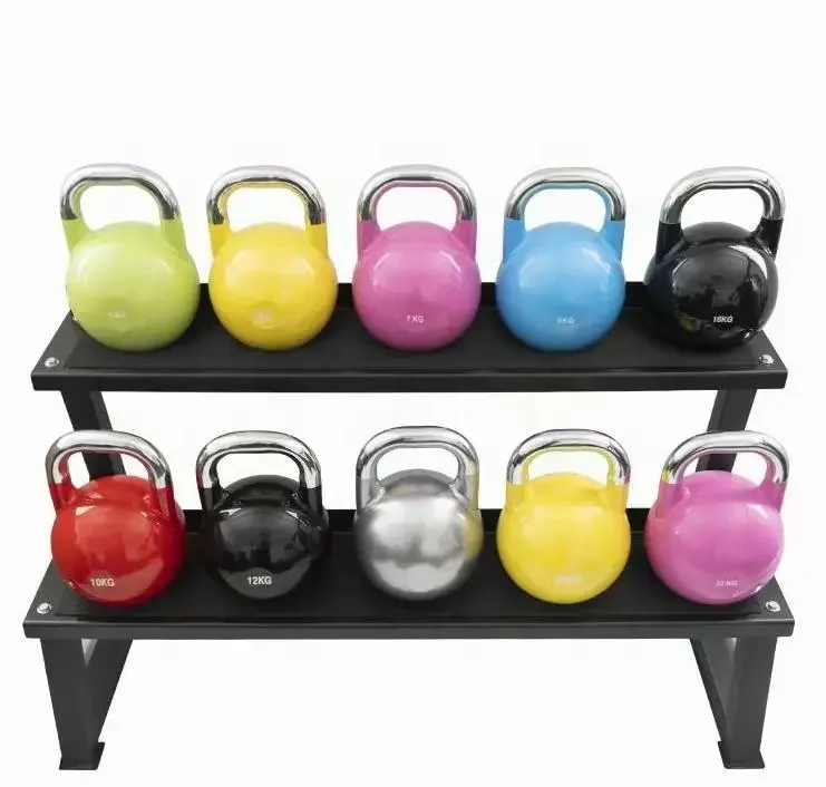 Powder Coated Cast Iron Free Weight  Kettlebell/High Quality Competition Kettle bell/ Pro grad kettlebell