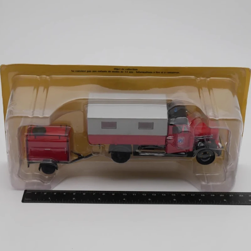 Ixo diecast escala 1:43 robur garant 30k motor de bombeiros liga caminhão modelo produto acabado simulação brinquedo modelo estático ornamento